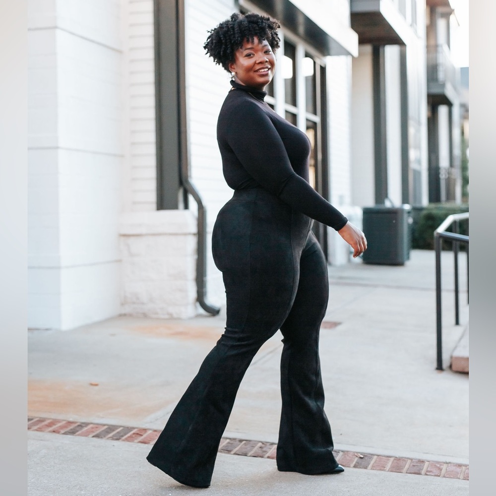 Spanx Suede Flare Leg Pants